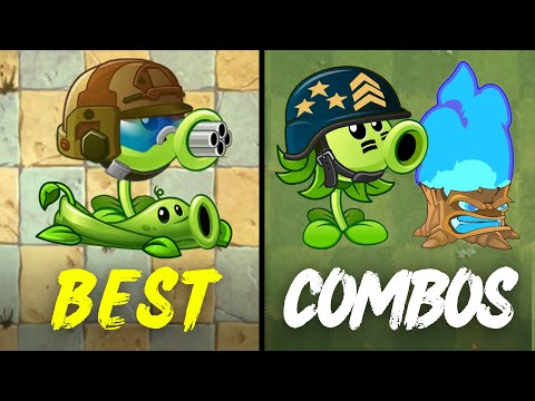 PvZ 2 Random Pair Plant Vs Team Newspaper Zombie Level 10 - Which Pair is The Best ?