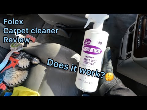 FOLEX Instant Carpet Spot Remover Carpet Cleaner - 32 oz - Removes Pet Accidents, Grease, Red Wine and More video review thumbnail