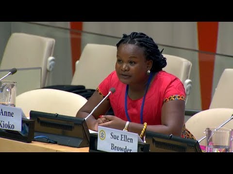 CitizenGO's campaigns director for Africa speaks at CSW in UN - New York