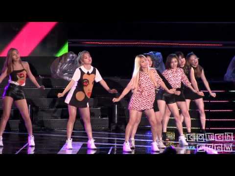 140826 Ladies Code - Kiss Kiss @ Show Champion Summer Special (Cheongju)
