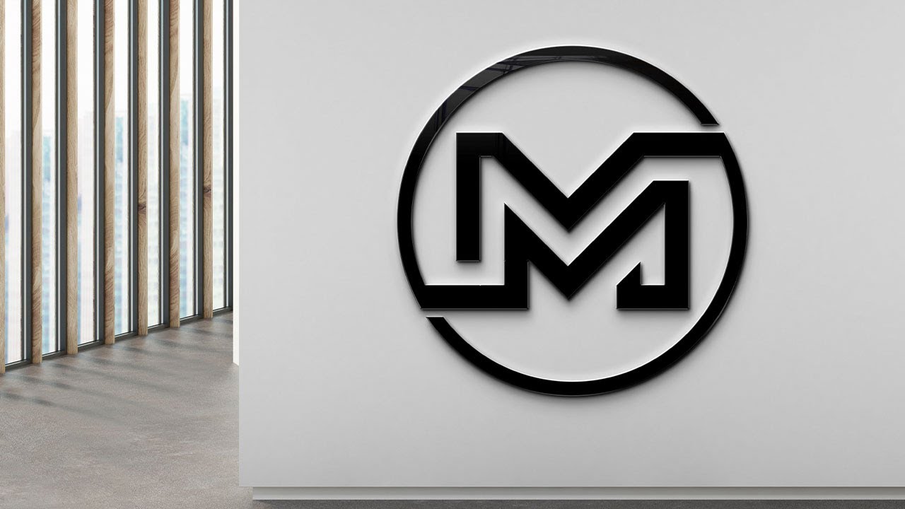 Masterful Monogram Magic | Modern M Letter Logo Design in Illustrator | Illustrator Tutorial