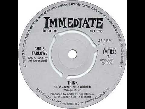 UK New Entry 1966 (32) Chris Farlowe - Think