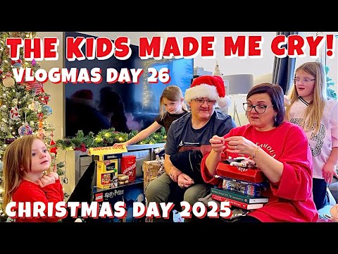 ** (Mum of 12) OMG the KIDS MADE ME CRY! 🎁 ** | XMAS Day Opening PRESENTS! | VLOGMAS Day 26