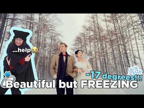 Trying the Japanese Trend of Extreme Wedding Photos in HOKKAIDO