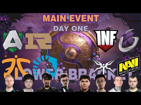 All Highlights TI9 Main Event DAY 1 Lower Bracket Dota 2