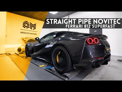 STRAIGHT PIPE NOVITEC EXHAUST for the Ferrari 812 Superfast! [ENGLISH]