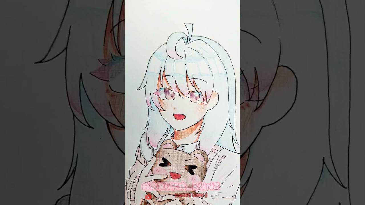 🌷// Malu malu //🌷 [•ib:@kyumie-SAN2•]#art #drawing #foryou #doodle #artist #fypppppppp