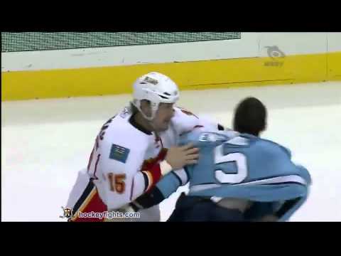 Tim Jackman vs Deryk Engelland Nov 27, 2010 - Sportsnet feed