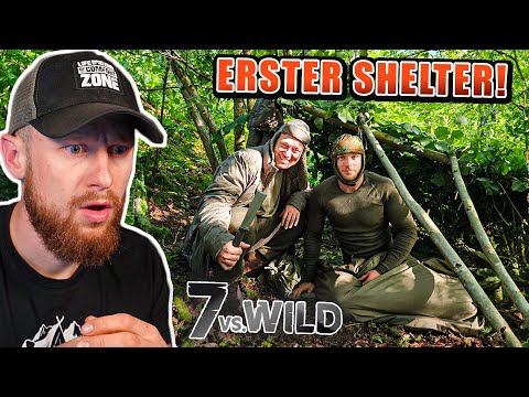 KNOSSI und SASCHA bauen Ihren ERSTEN SHELTER! - Im Duell mit Trymacs und Rumathra | Fritz Meinecke