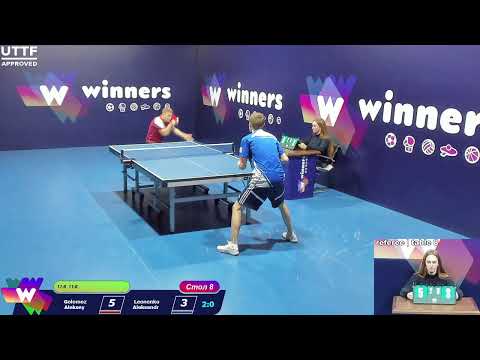 Golomoz Aleksey - Leonenko Aleksandr. WINners CUP Table Tennis 8 04.12.2020 18:45