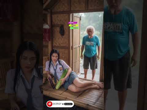 she took the vegetables with no permission! heavy rain in village life #rainyday #fyp #heavyrain