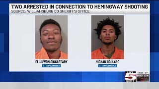 VIDEO: 2 arrested, charged in connection with Williamsburg County shooting