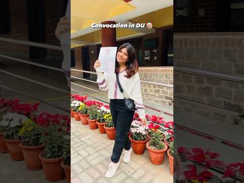 Du Convocation Expectation vs Reality 😂 #shorts #youtubeshorts #delhiuniversity #college