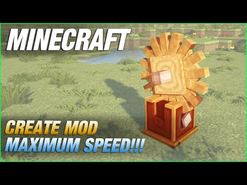 Create Mod Max Speed & Stress - Minecraft