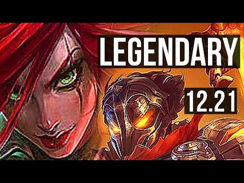 KATARINA vs VIKTOR (MID) | 14/0/2, Rank 4 Kata, Quadra, Legendary | KR Grandmaster | 12.21