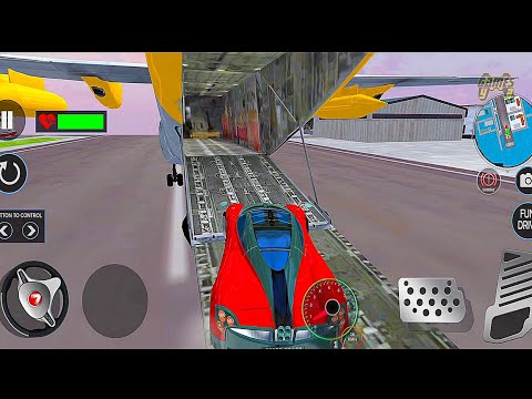 City Flight Airplane Pilot Car Transporter - Car Plane Transport Games 21 - Android Gameplay