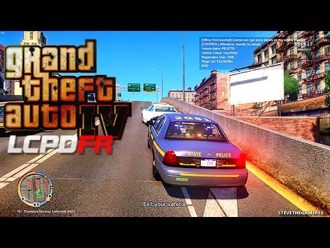 GTA 4 - LCPDFR - EPiSODE 64 - NEW YORK STATE TROOPER PATROL (GTA 4 POLICE MODS)