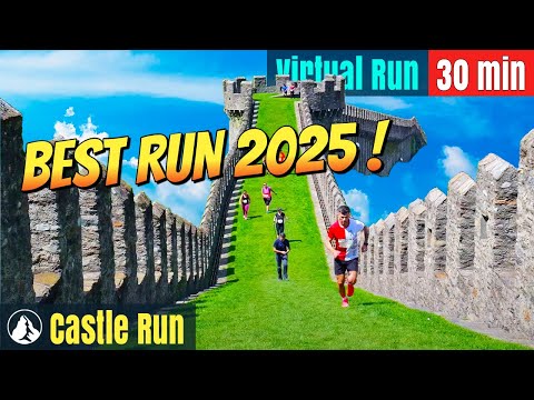 Preview thumbnail for 🏃‍♀️🏃‍♂️ Castle Run Challenge Bellinzona | 🇨🇭 Virtual Run #142