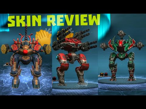 WR Christmas Event Skin Review 👏👏 - Fenrir Leech & Loki Paintjobs | War Robots