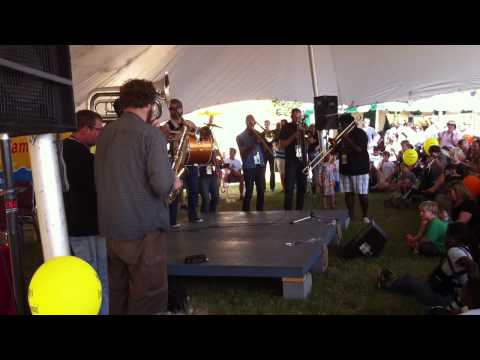 No BS! Brass at Richmond Folk Festival with Kazoo solo!