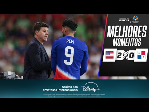 Na estreia de Pochettino, Estados Unidos batem o Panamá em amistoso | Melhores Momentos