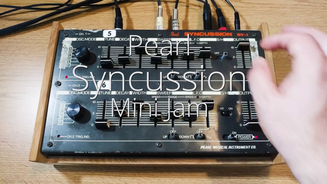 Original Pearl Syncussion SY-1 Mini Jam - YouTube