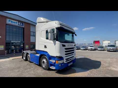 SCANIA R450 *EURO 6* HIGHLINE 6X2 TRACTOR UNIT 2014 - KU64 DFK