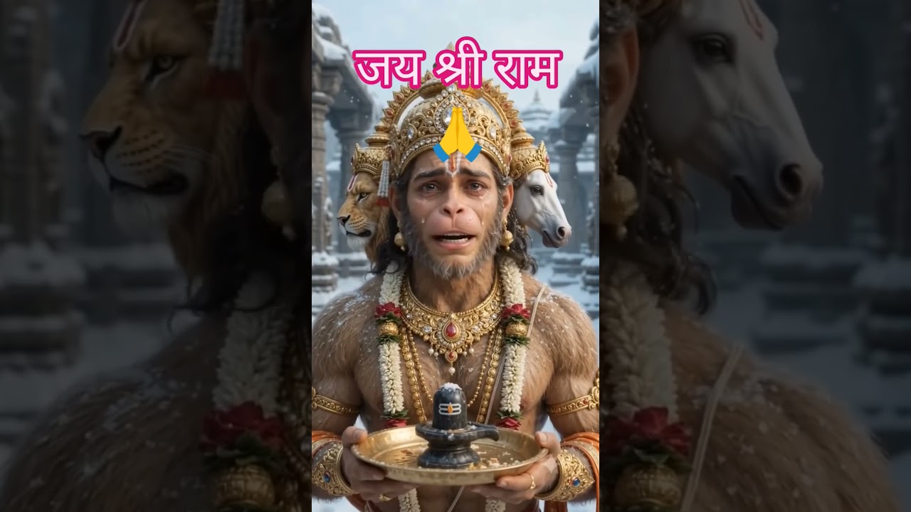 हनुमान जी की भक्ति देखकर आंखों में आ जाएंगे आंसू 🥺🙏 | #shorts #hanuman