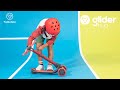 Video: Patinete Y Glider Kiwi color rojo Yvolution 