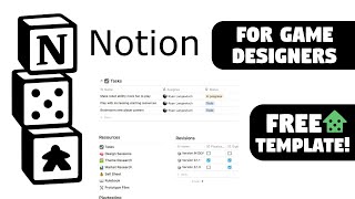 Notion for Game Designers | Full Template Walkthrough