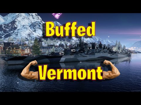 Vermont Got Buffed... But I Can't Tell in World of Warships Legends
