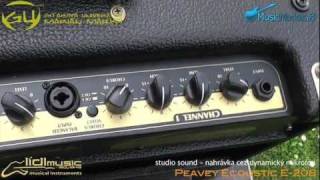 Video thumbnail for 0338 Peavey Ecoustic E208 studio sound by Marián Marko testy LMSK