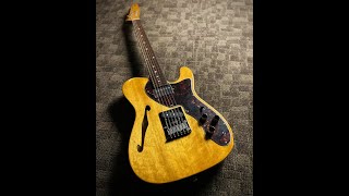 Video thumbnail for FREEDOM CUSTOM GUITAR RESEARCH/O.S.Korina Black Pepper w.Piezo Vintage Yellow Natural【コリーナ×セミアコ】 by 島村楽器 Coaska Bayside Stores 横須賀店