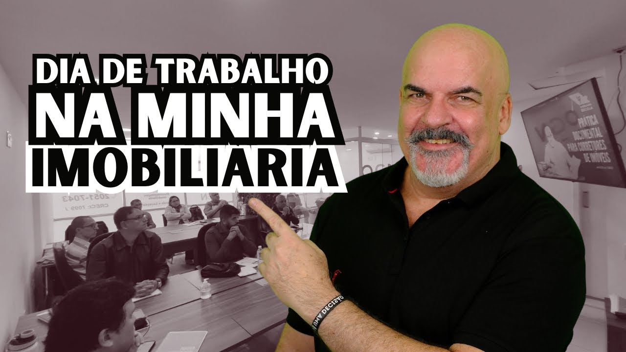 O que corretores fazem em UM DIA na MINHA IMOBILIÁRIA!