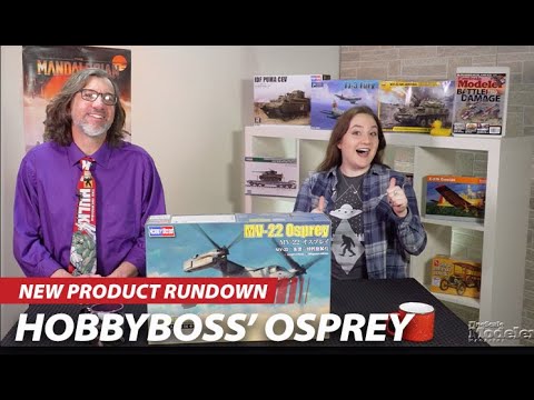 Unboxing the HobbyBoss Osprey, ICM SdKfz 247, Italeri Range Rover, & Dora Wings Caudron Simoun kits