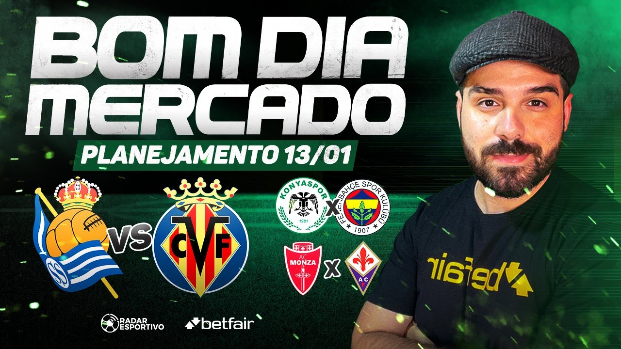 Planejamento para Trader Esportivo - Dia 13/01/25