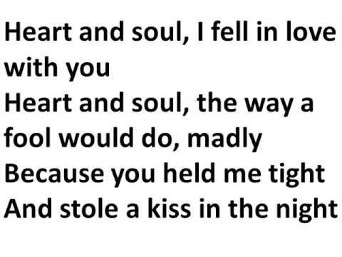 download lagu mp3 mp4 Heart And Soul Lyrics, download lagu Heart And Soul Lyrics gratis, unduh video klip Heart And Soul Lyrics
