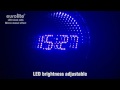 EUROLITE LED Clock with Mirror-Tunnel effect 