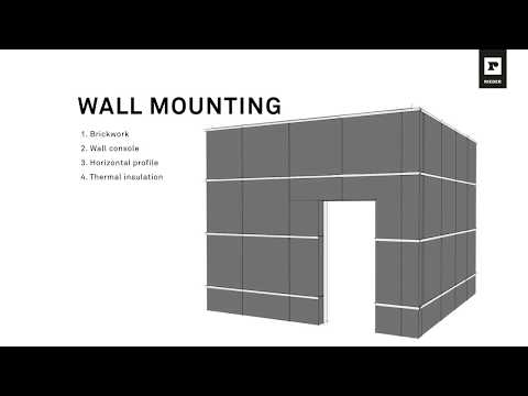 öko skin hidden fix - concealed fastening for concrete facades