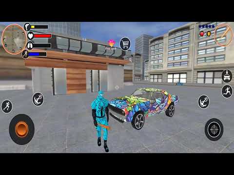 Miami Rope Hero Spider Gangstar Crime City