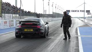 ES Motor Tuned Porsche 992 Turbo Vs Lamborghini Huracan Performante