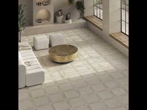 Carrelage sol traditionnel Villa beige 44x44 cm