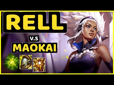 DIAMOND (RELL) vs MAOKAI - BOTTOM SUPPORT GAMEPLAY - NA Ranked MASTER