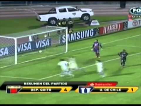 Entérate Ecuador: Dep Quito 4 - U de Chile 1 / 8vos Copa Libertadores