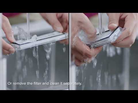 Roborock S6 Emptying and cleaning the dustbin