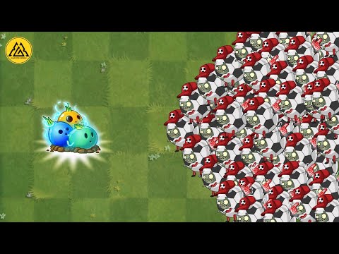 Pvz 2 10 Plants With One Plant Food Vs 50 Lawnbowl Imp !! Plants Vs. Zombies 2