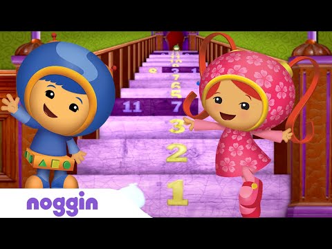 Help count the spooky stairs w/Team Umizoomi | Noggin