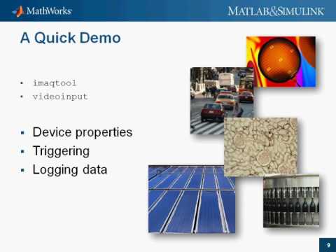 Image Acquisition Using GigE Vision Cameras with MATLAB