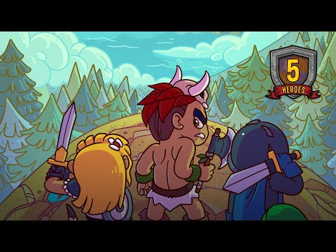 Five Heroes Gameplay Trailer logo