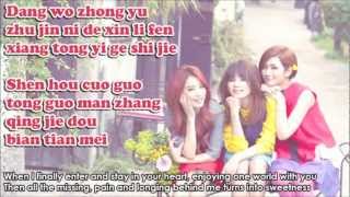 Down With Love OST: Ai Shang Ni 愛上你 - S.H.E 女朋友 (PINYIN+ENGLISH)